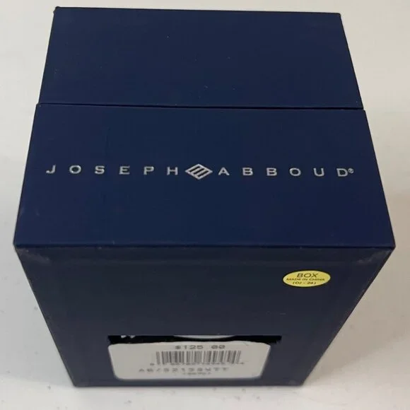 Joseph Abboud Silver/Gold-Tone White Dial Mens Watch In Original Box, New - Picture 14 of 14